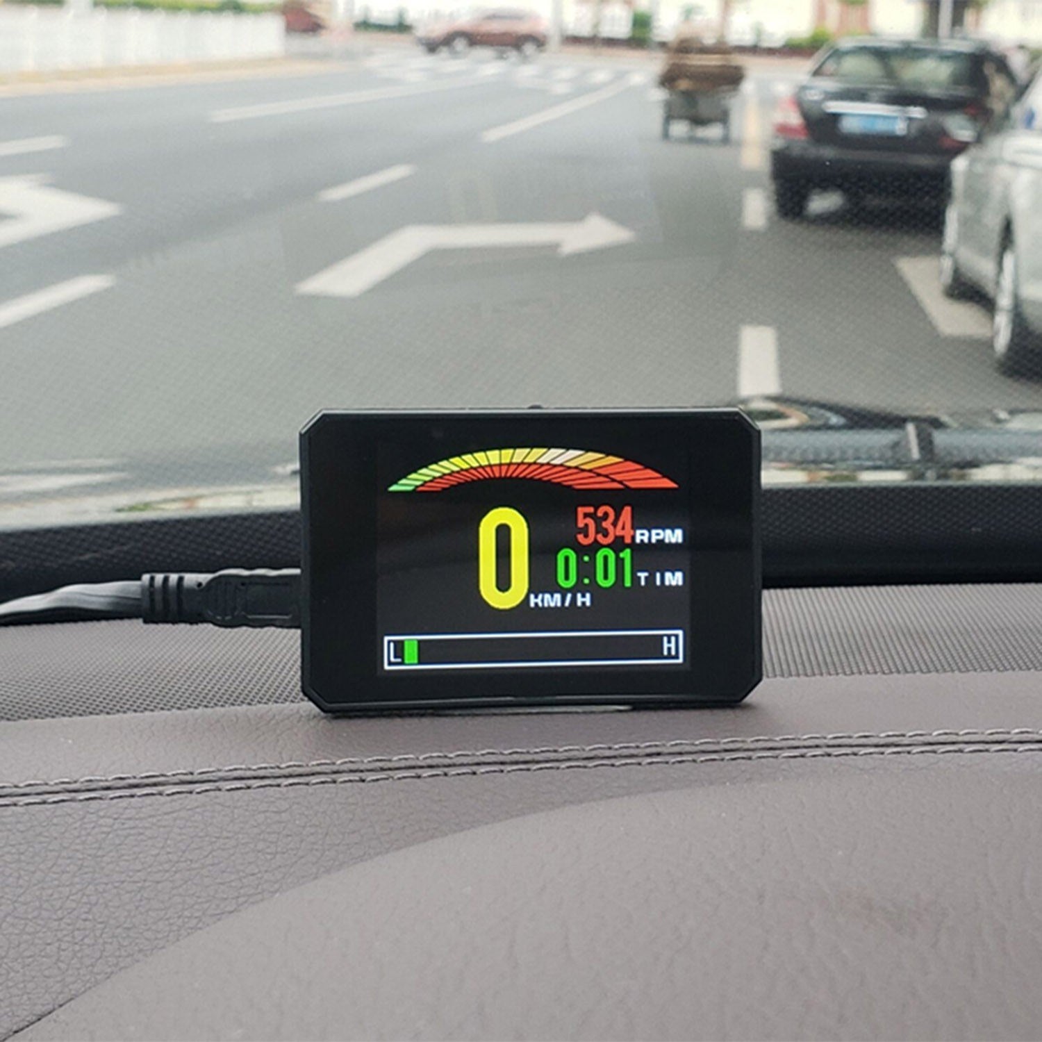 Head up Display OBD Smart HUD Auto Digital Meter OBD2 Port Warning Windshield Alarm System