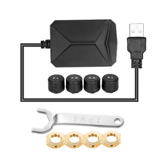 Tire Pressure Monitoring System For Android Navigation with 4 External Sensors Real-time Display