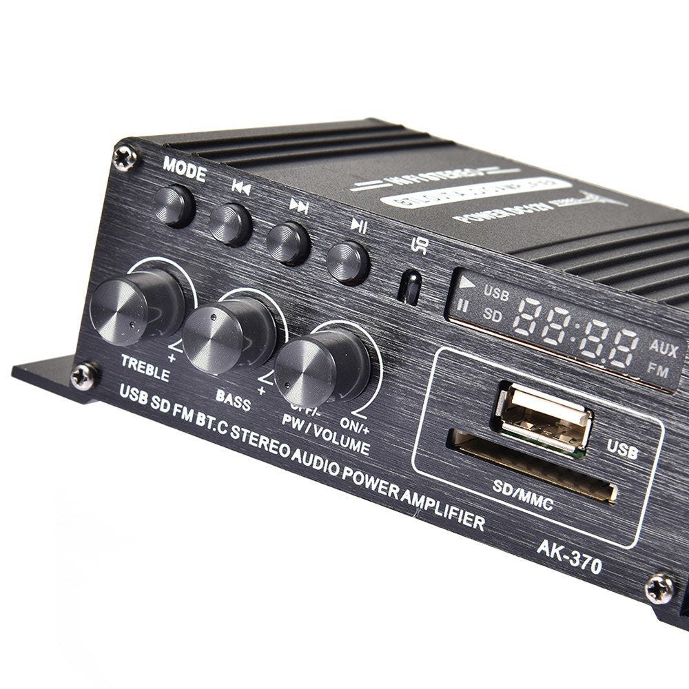 400W DC12V BT Amplifier Hi-Fi Car Stereo Music Receiver FM MP3 Power-Amplifier