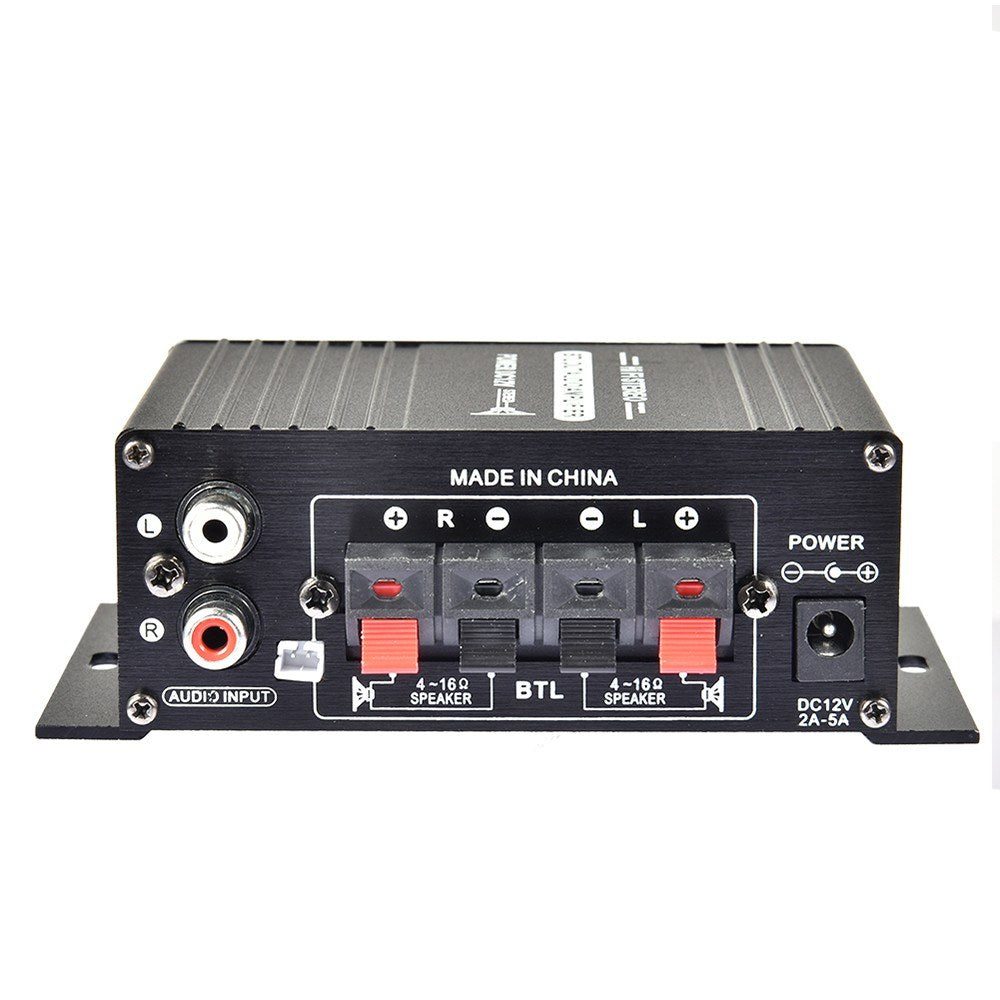 400W DC12V BT Amplifier Hi-Fi Car Stereo Music Receiver FM MP3 Power-Amplifier