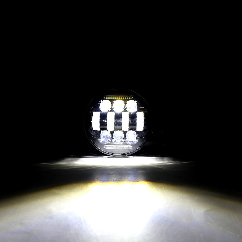 Car LED Headlight Bulbs Driving Lamp 5.75 Inch 66W Headlamps for JEEP Wrangler JK 1997-2017