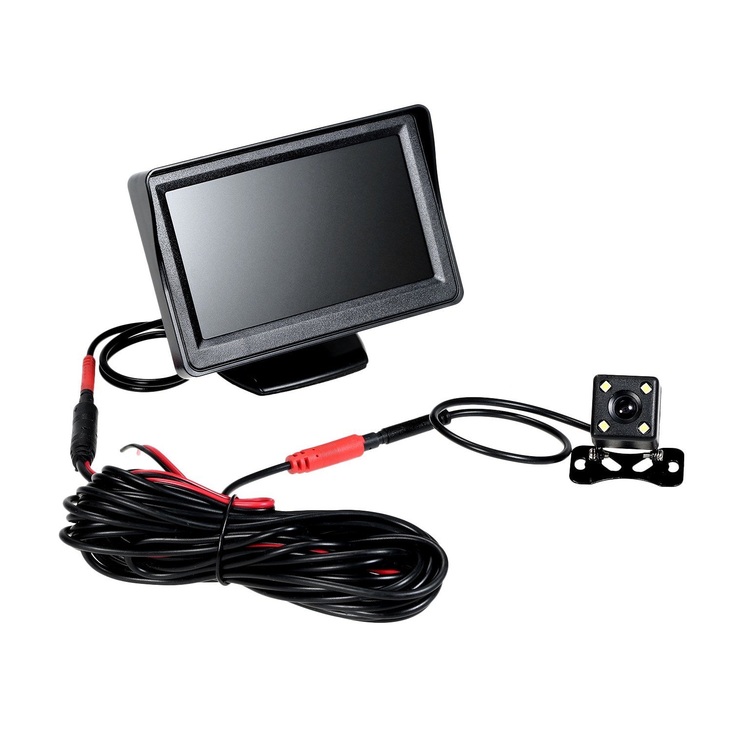 4.3'' TFT LCD Monitor Car Vehicle Backup Camera Parking System Rear View Night Vision