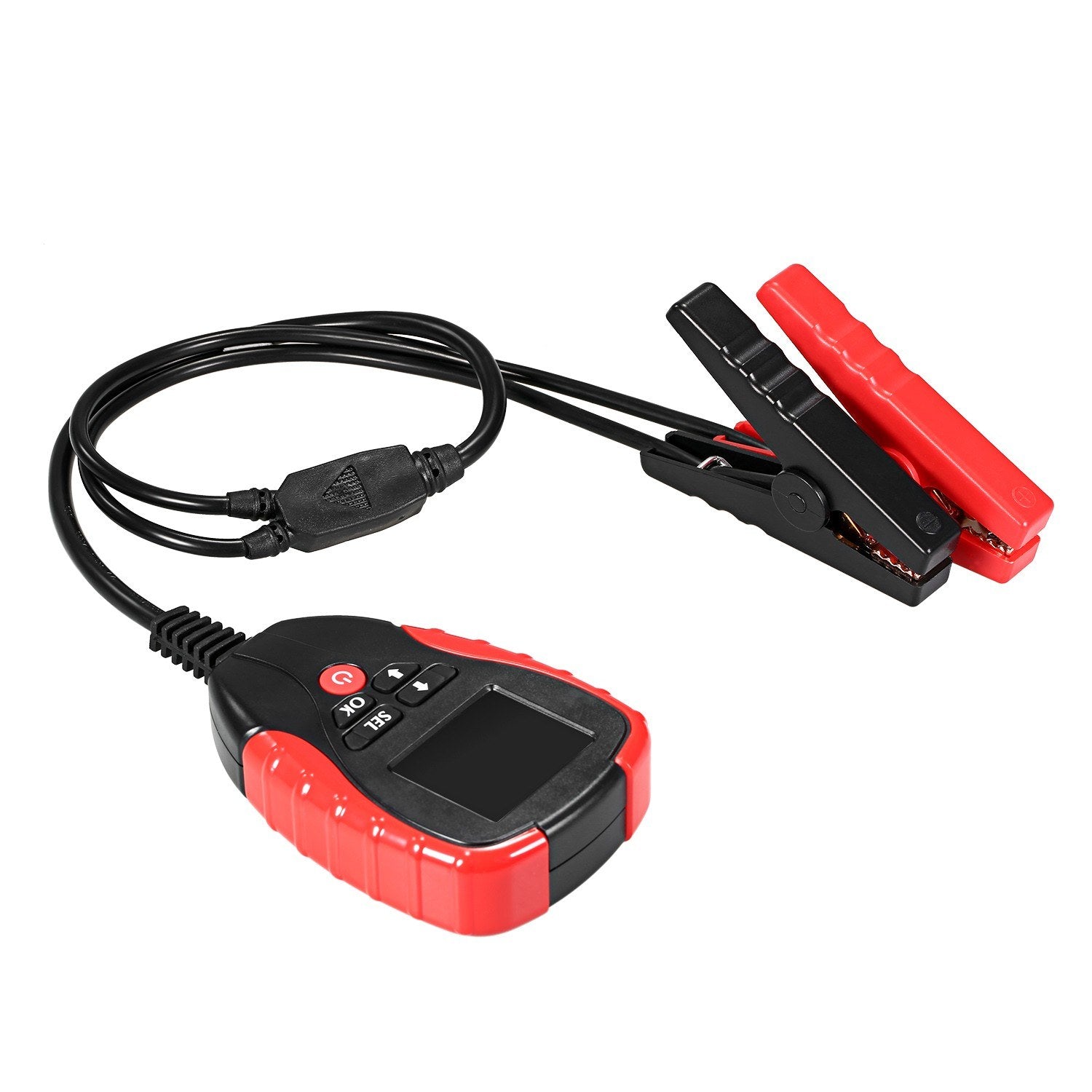 Digital 12V Car Battery Tester with AH/CCA Mode Automotive Load and Analyzer of Life Percentage,Voltage, Resistance CCA Value