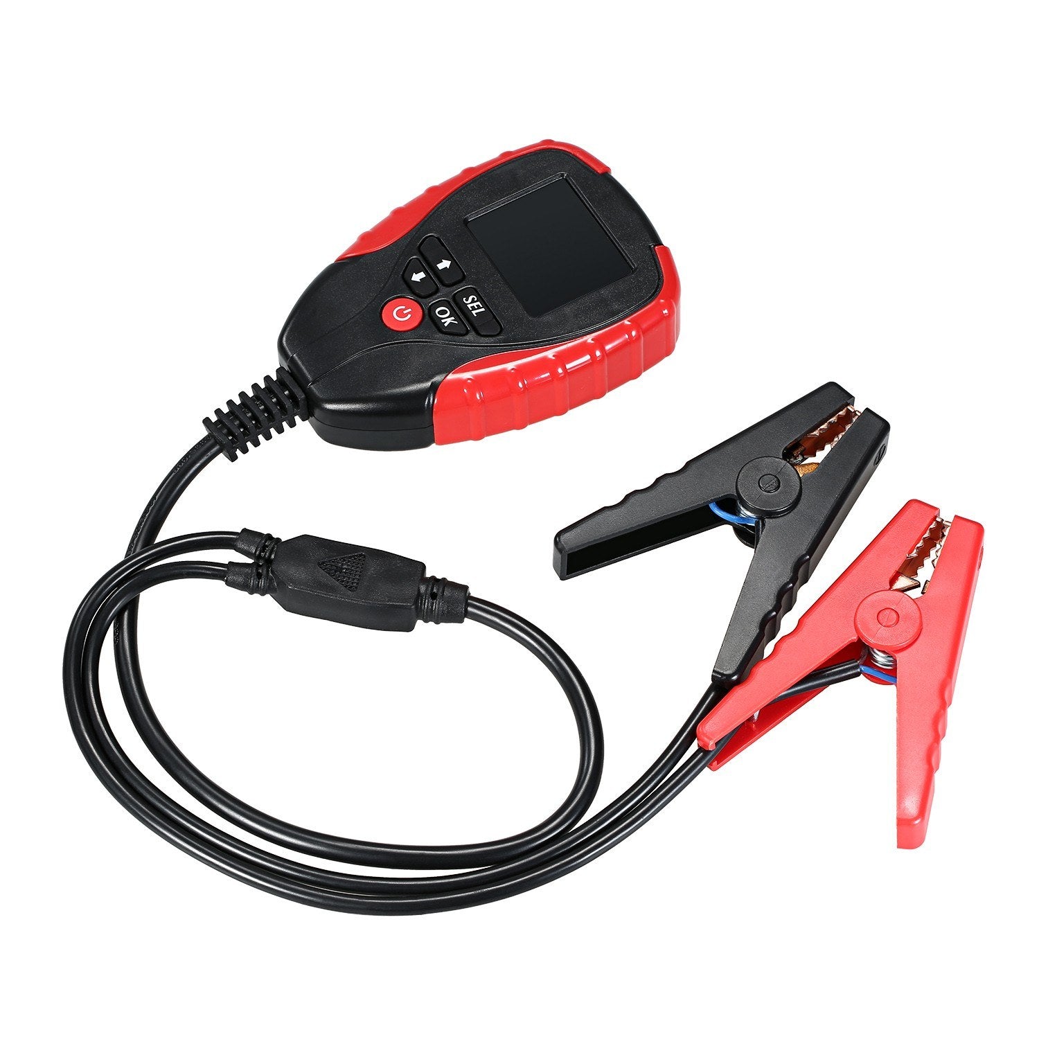 Digital 12V Car Battery Tester with AH/CCA Mode Automotive Load and Analyzer of Life Percentage,Voltage, Resistance CCA Value