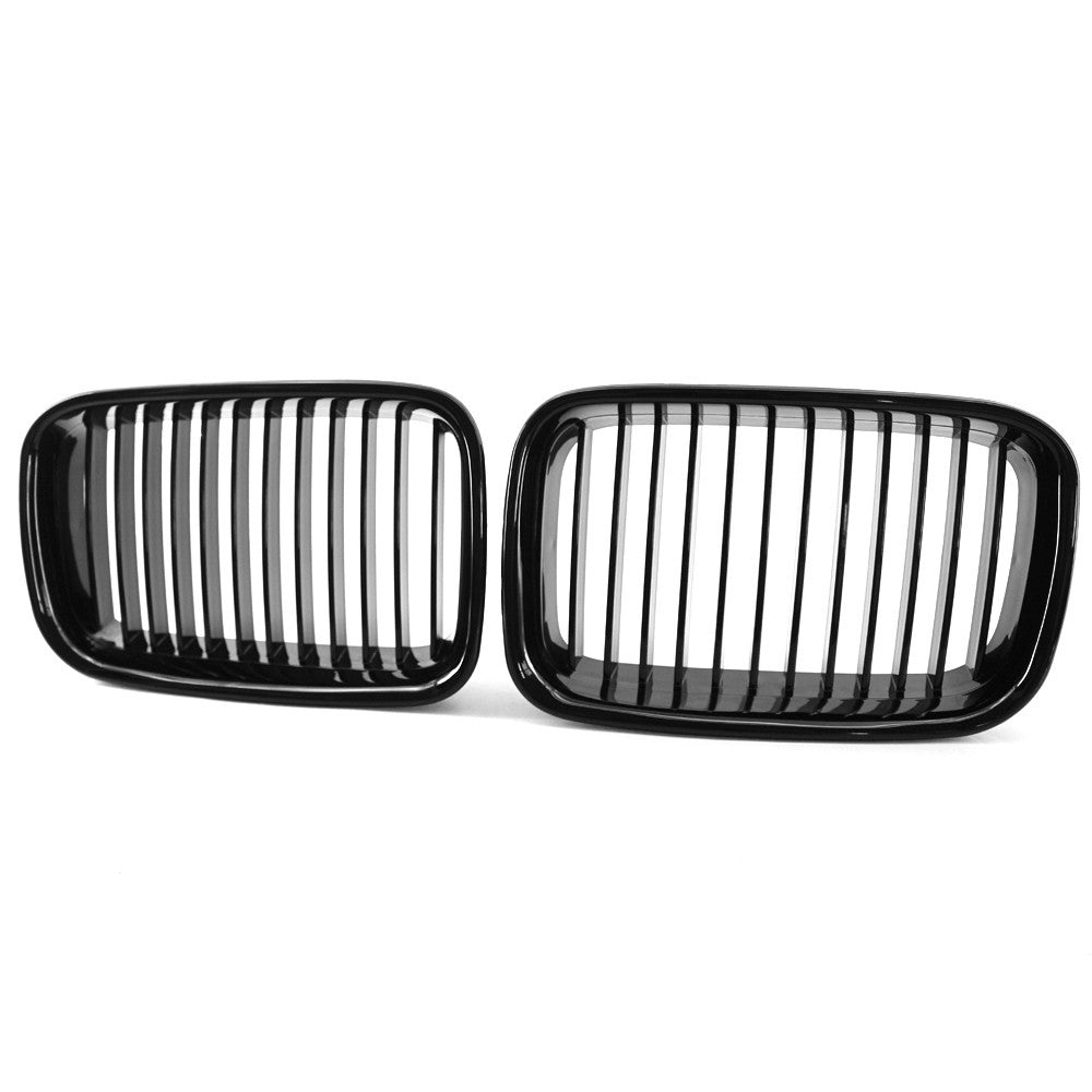 Front Grille Replacement for BMW E36 325i 320i 318is 1992-96 High Gloss Black Cool Bussiness Style