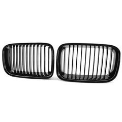 Front Grille Replacement for BMW E36 325i 320i 318is 1992-96 High Gloss Black Cool Bussiness Style