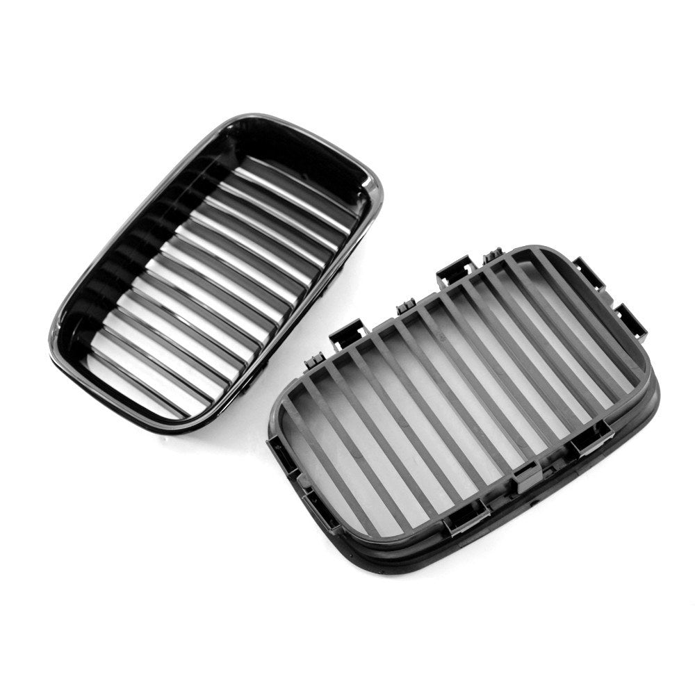 Front Grille Replacement for BMW E36 325i 320i 318is 1992-96 High Gloss Black Cool Bussiness Style