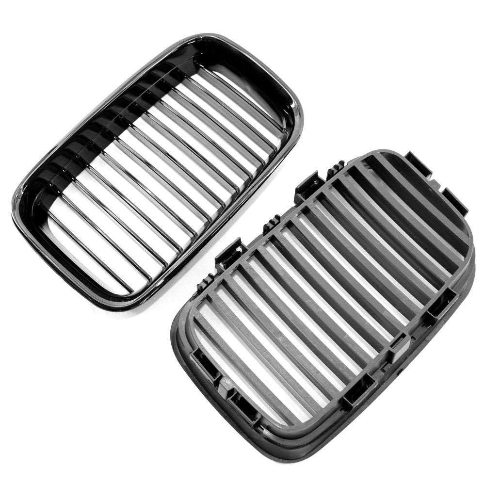 Front Grille Replacement for BMW E36 325i 320i 318is 1992-96 High Gloss Black Cool Bussiness Style