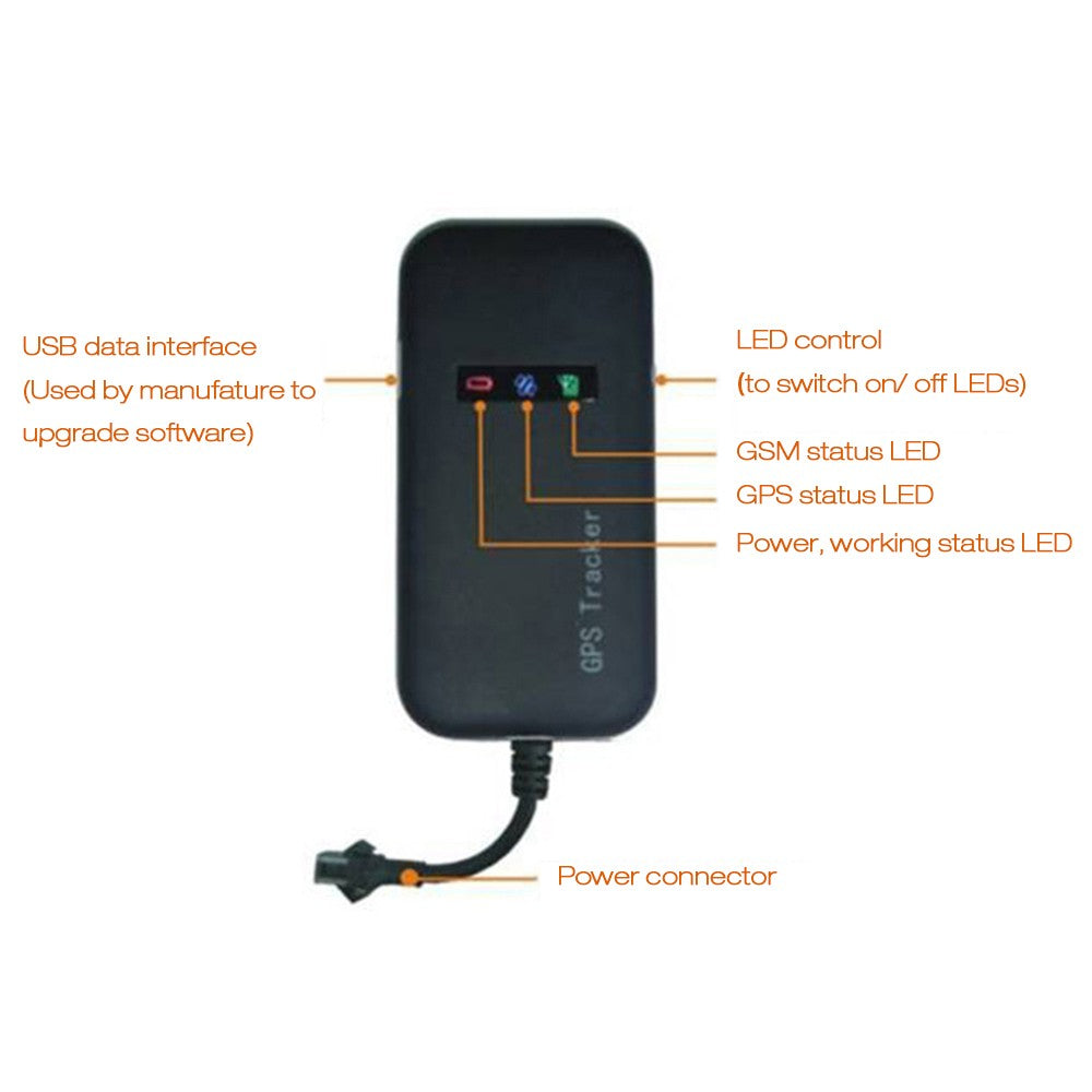GPS Tracker for Vehcile GT02A Real Time Anti-theft Device GPS/GSM Locator Car Motorcycle Bike
