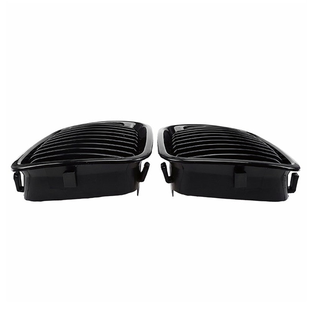 2Pcs Front Bumper Hood Kidney Grille Racing Replacement for BMW 3-Series E46 4-Door 1998-2001