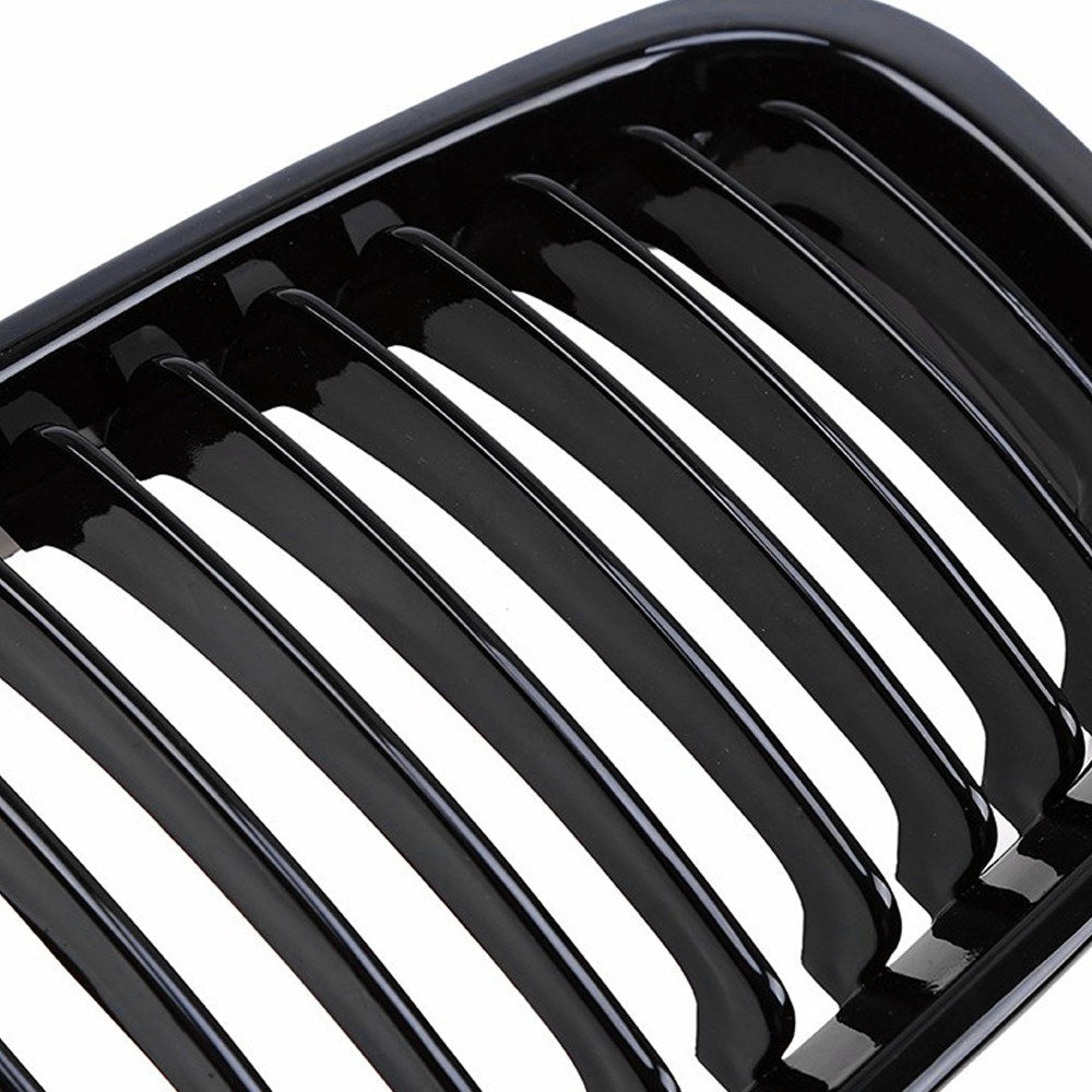 2Pcs Front Bumper Hood Kidney Grille Racing Replacement for BMW 3-Series E46 4-Door 1998-2001