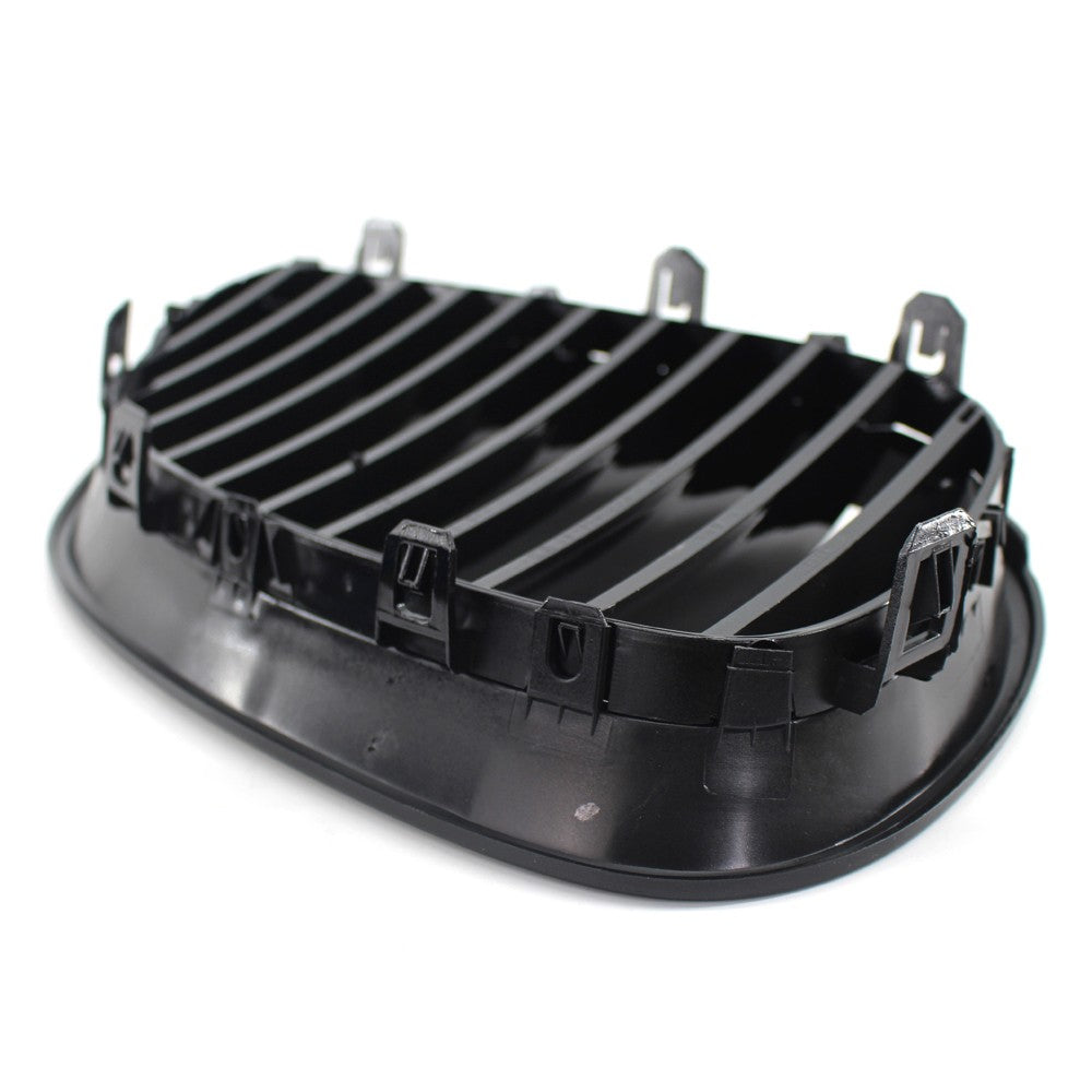 2Pcs Gloss Black Front Bumper Hood Kidney Grille Racing Replacement for BMW 5-Series E60 E61 M5 2003-2009