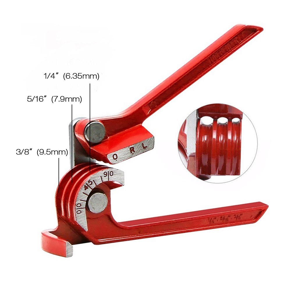 90°Heavy Duty Tube Bender Curving Pliers 3 IN 1 for bending