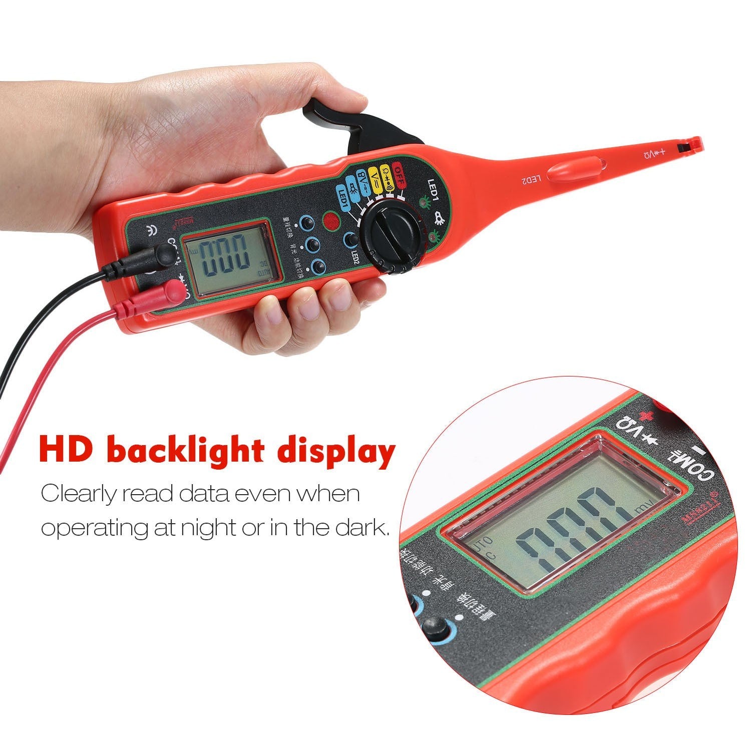 Multi-function Auto Circuit Detector Power Probe Kit Car Electric Voltage Tester Multimeter Diagnostics Tools
