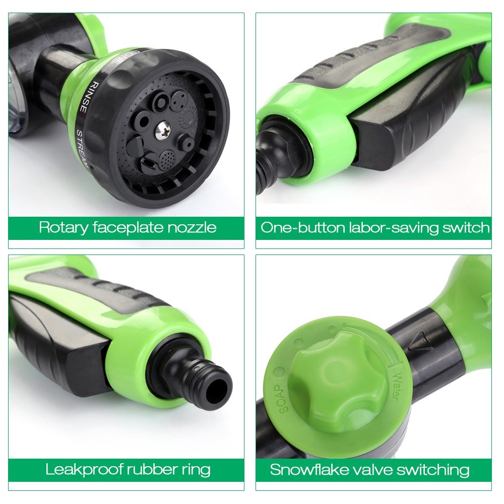 Foam Sprayer Garden Water Hose Nozzle Soap Dispenser Gun