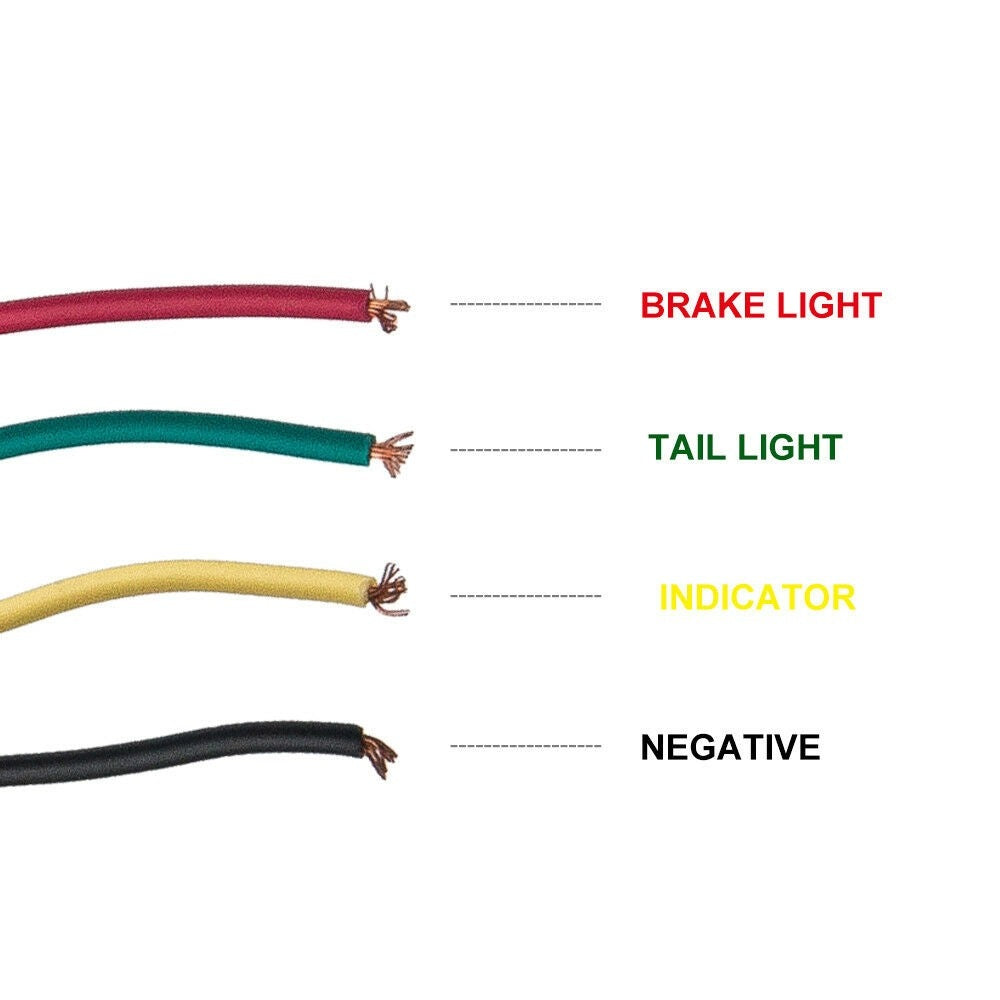2Pcs 12/24V 12 Led Car Tail Lights Stop Brake Lamp Rear Side Light Indicator for Submersible Boat Truck Trailer