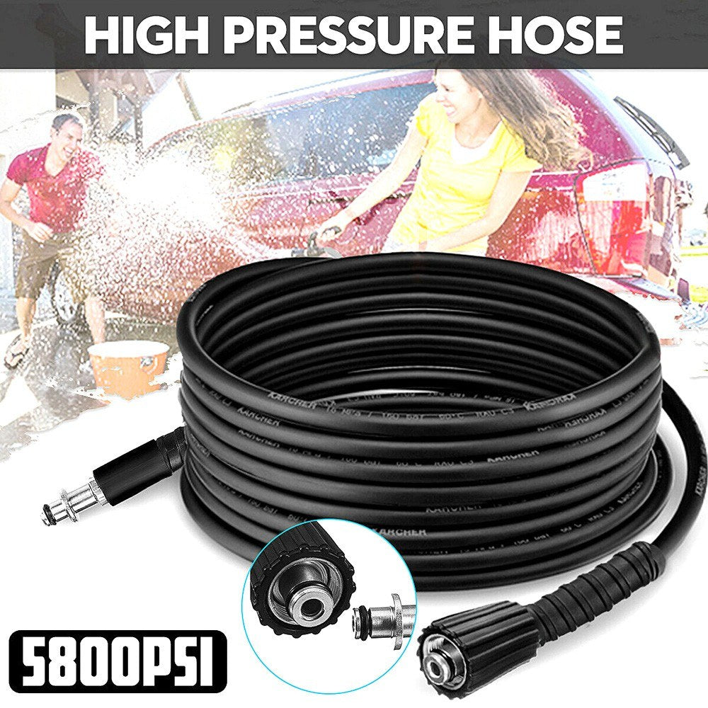 High Pressure Water Washer Sprayer 4000PSI Lance 5 Nozzle Tips + High-pressure Hose Kit