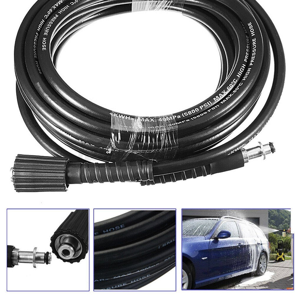 High Pressure Water Washer Sprayer 4000PSI Lance 5 Nozzle Tips + High-pressure Hose Kit
