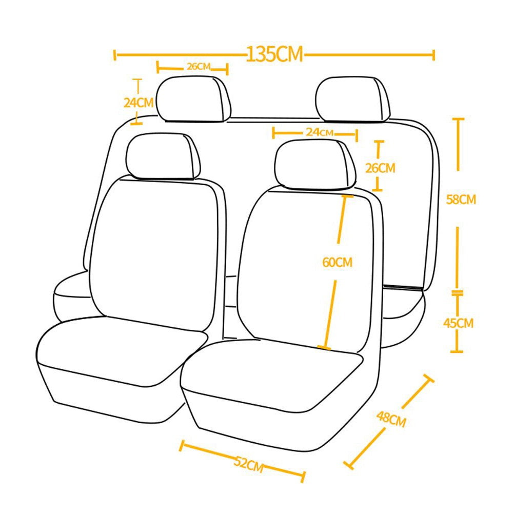 Luxury Car Seat Covers 11pcs