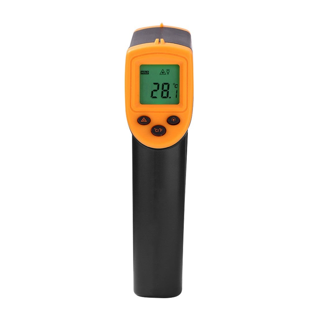 Handheld Non-Contact Infrared Thermometer LCD Display Temperature Meter, Digital IR Industrial Laser Pyrometer