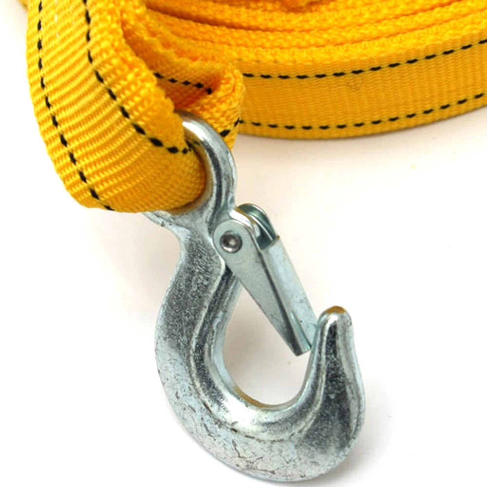 Tow Strap with Hooks Car Vehicle Recovery Rope Trailer 11,023 lbs Capacity Heavy Duty for Truck SUV,4m