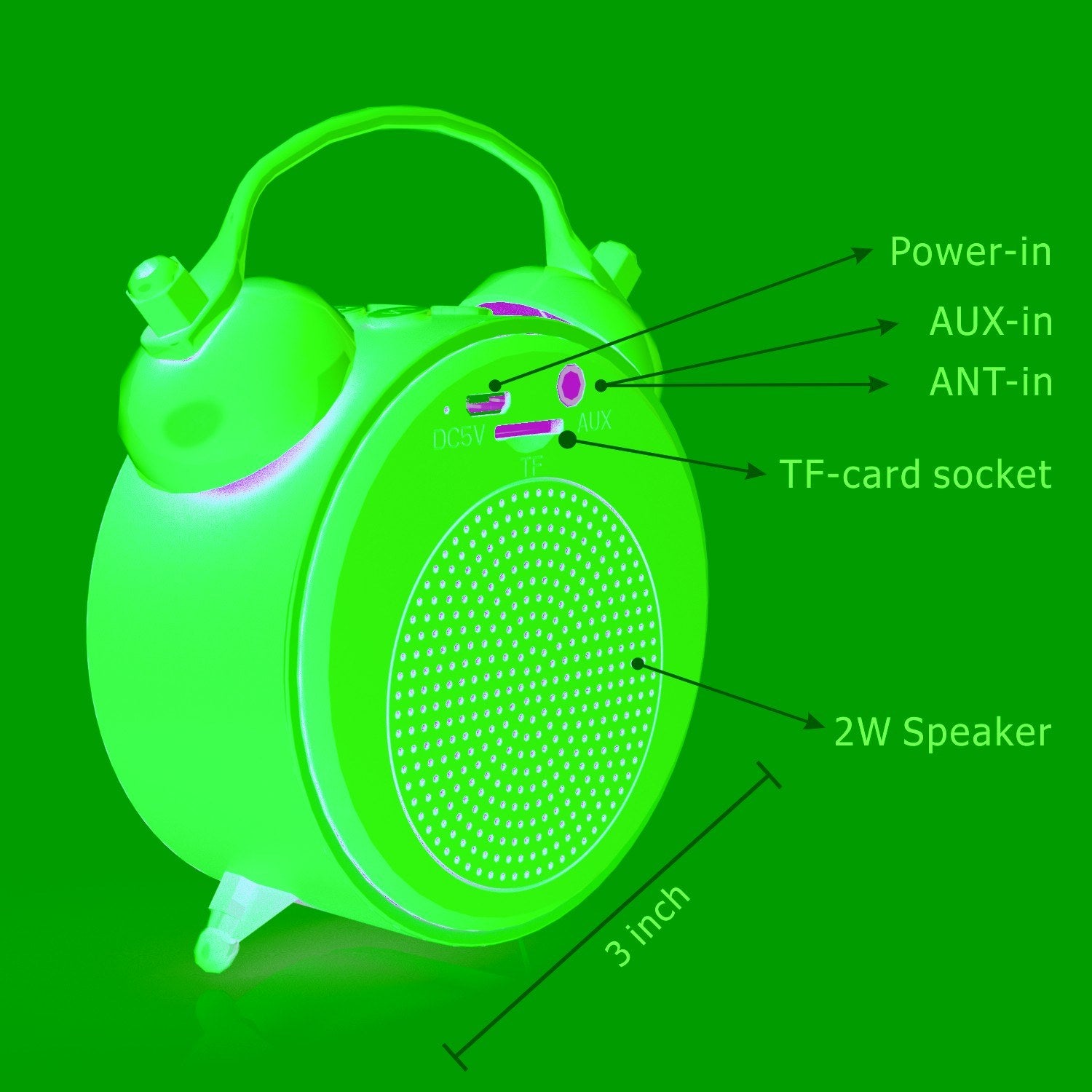 Portable Digital DAB/DAB+/FM Radio