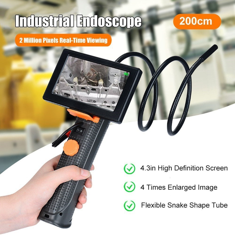 Industrial Endoscope with Screen Inspection Camera 8.5mm Endoscope-Borescope