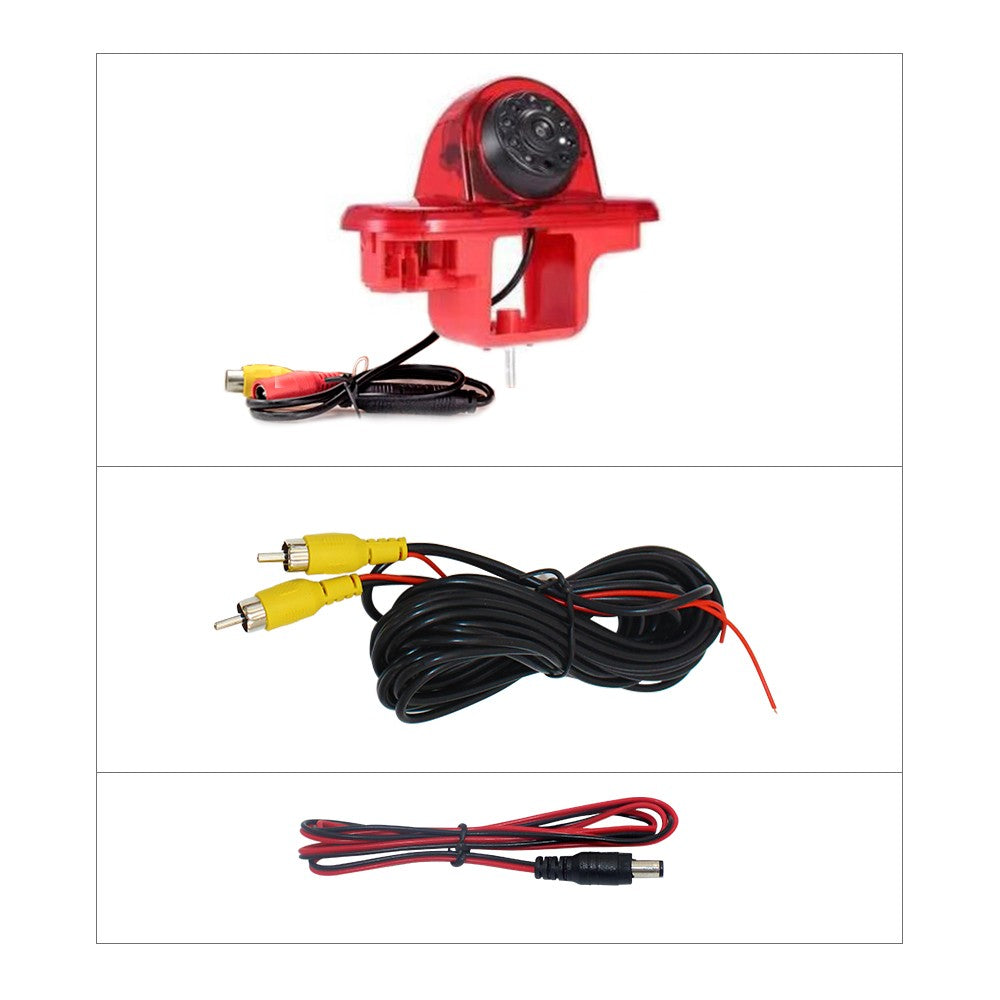 HD IR Night Vision 3rd Brake Light Reversing Backup Camera Waterproof Rear View + 7.0 inch Reverse Monitor