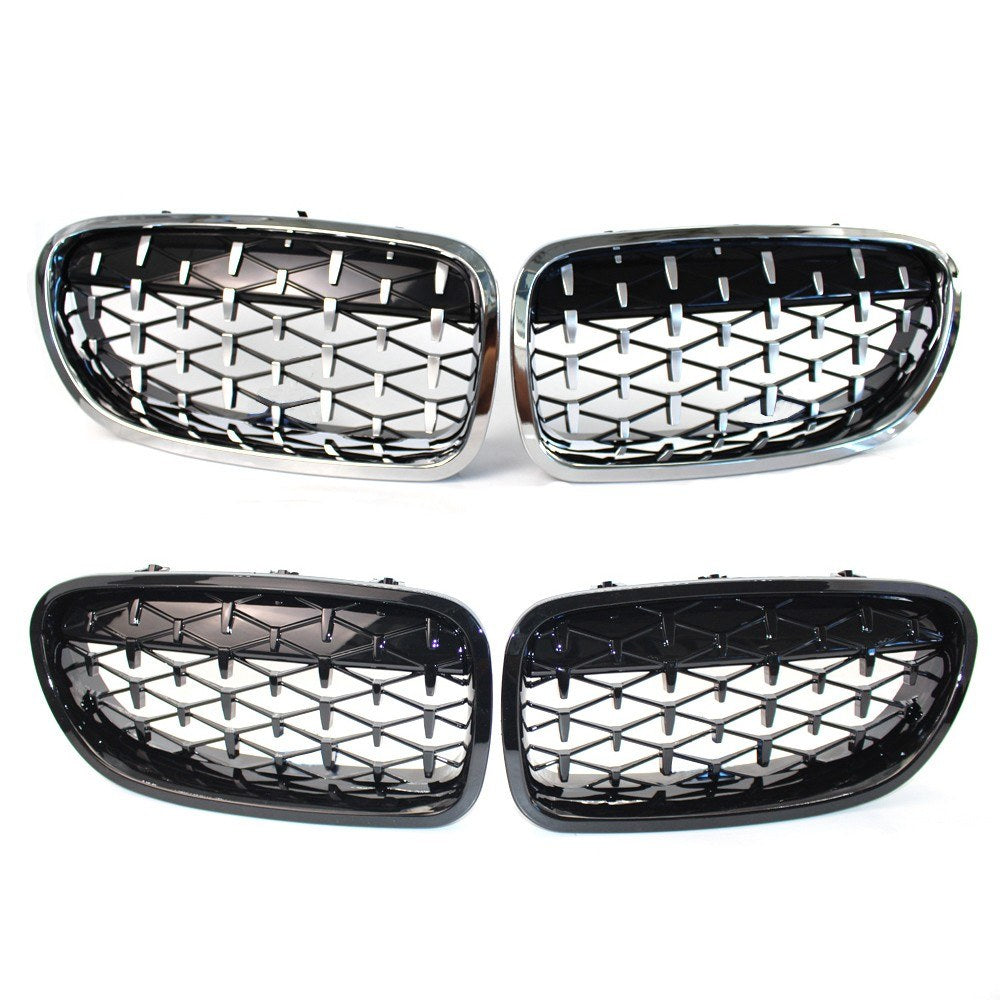 Car Front Grille Kidney Grilles 1 Pair