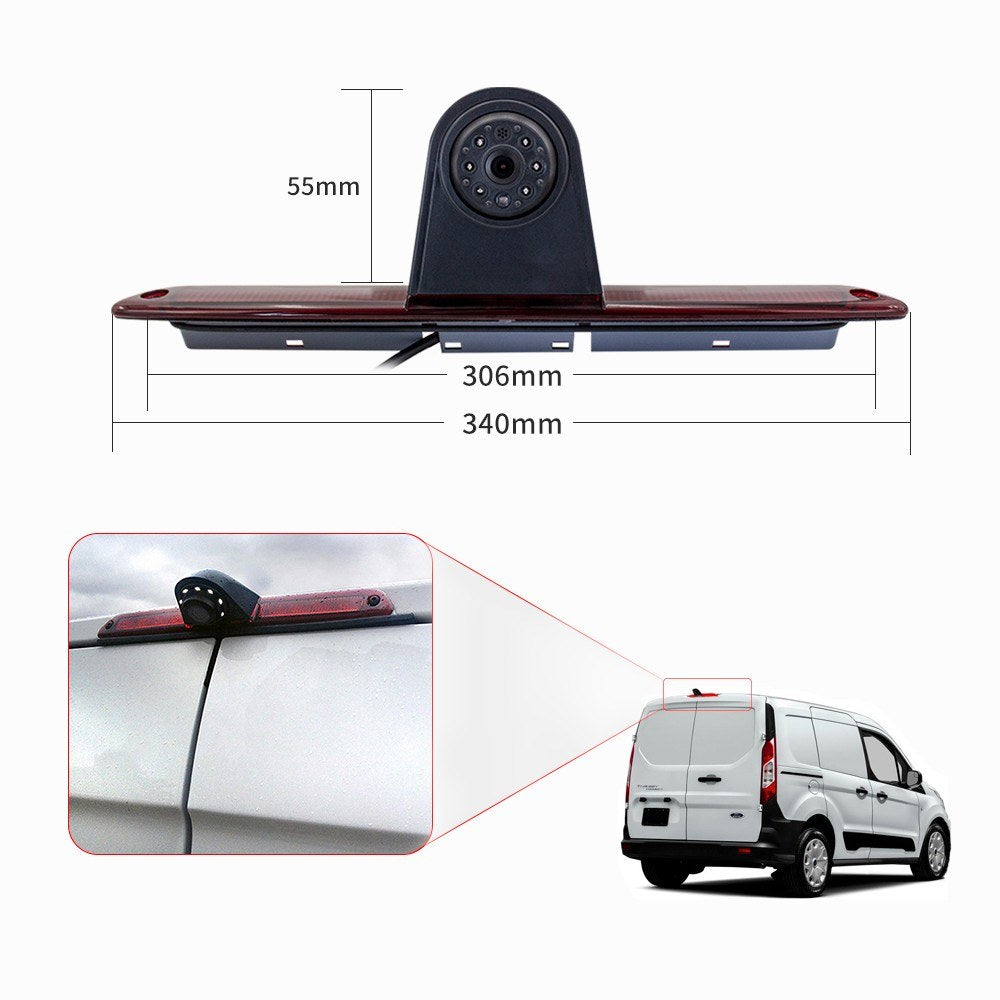 7in Brake Light Backup Camera for Mercedes-Benz Sprinter/VW Crafter Vans LED Parking