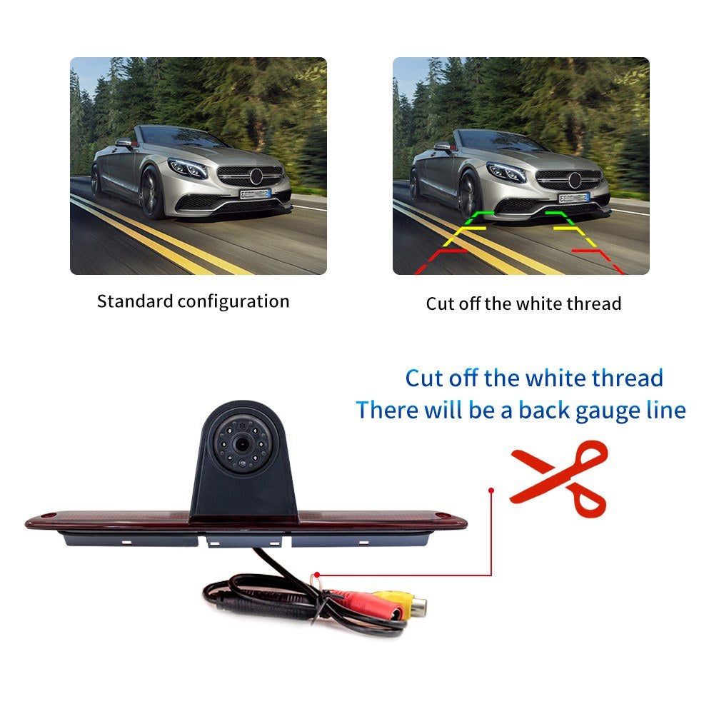 7in Brake Light Backup Camera for Mercedes-Benz Sprinter/VW Crafter Vans LED Parking