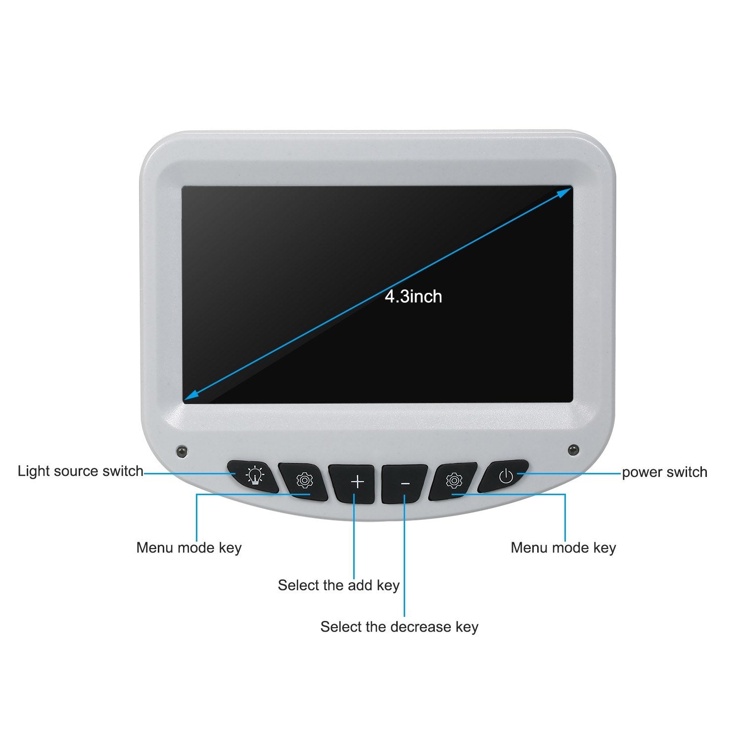 Visual Cleaning Gun for Car Air Conditioner Pipeline Inspection Camera LCD Display