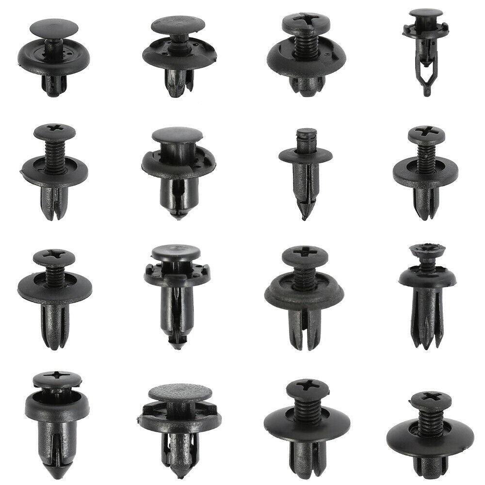 620Pcs Car Body Push Pin Retainer Rivet Fasteners Trim Molding Clip + Screwdriver + Pliers