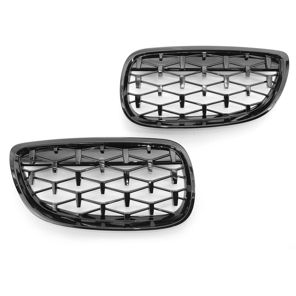 Gloss Black Front Kidney Grill Grille Replacement for BMW E92 E93 M3 328i 335i Coupe 07-10