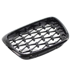Replacement for 97-03 BMW E39 525i 528i 530i 540i M5 Front Bumper Kidney Grille Glossy Black