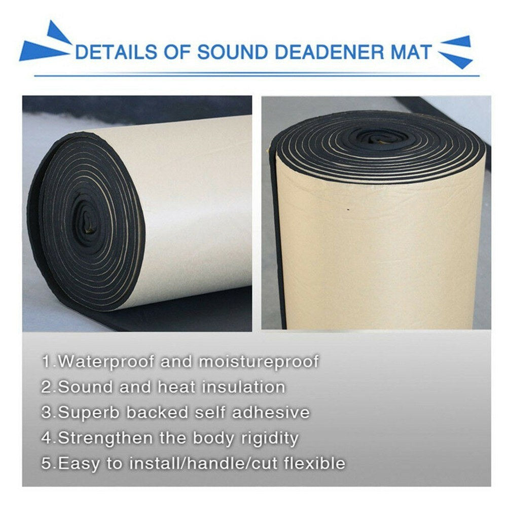 Car Soundproof Noise Insulation Sound Deadener Acoustic Foam Material