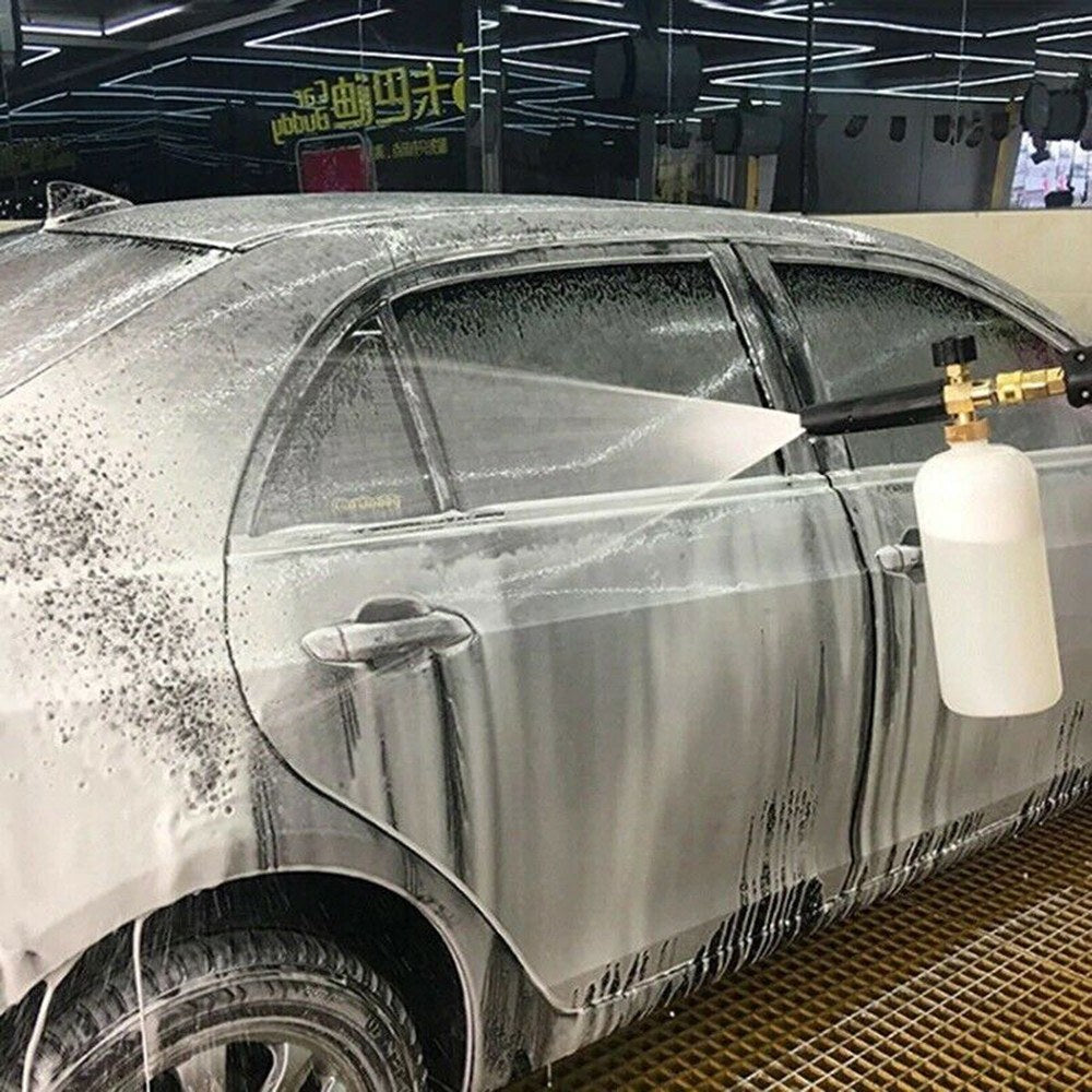 1/4 Inch Snow Foam Washer Sprayer Car Wash Soap Lance Spray Pressure Jet Bottle