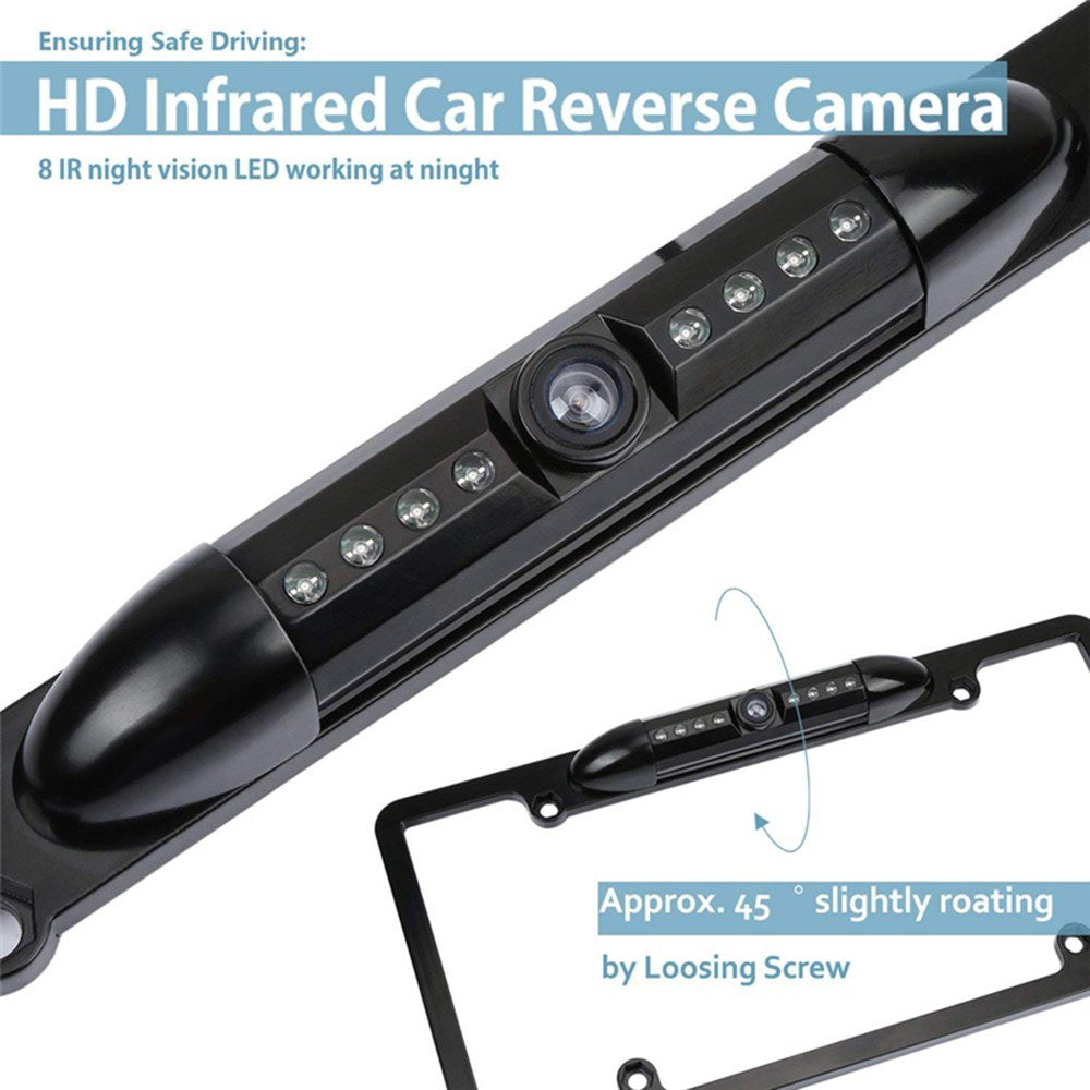 Waterproof Backup Camera Vehicle Universal Reversing Assist Security
