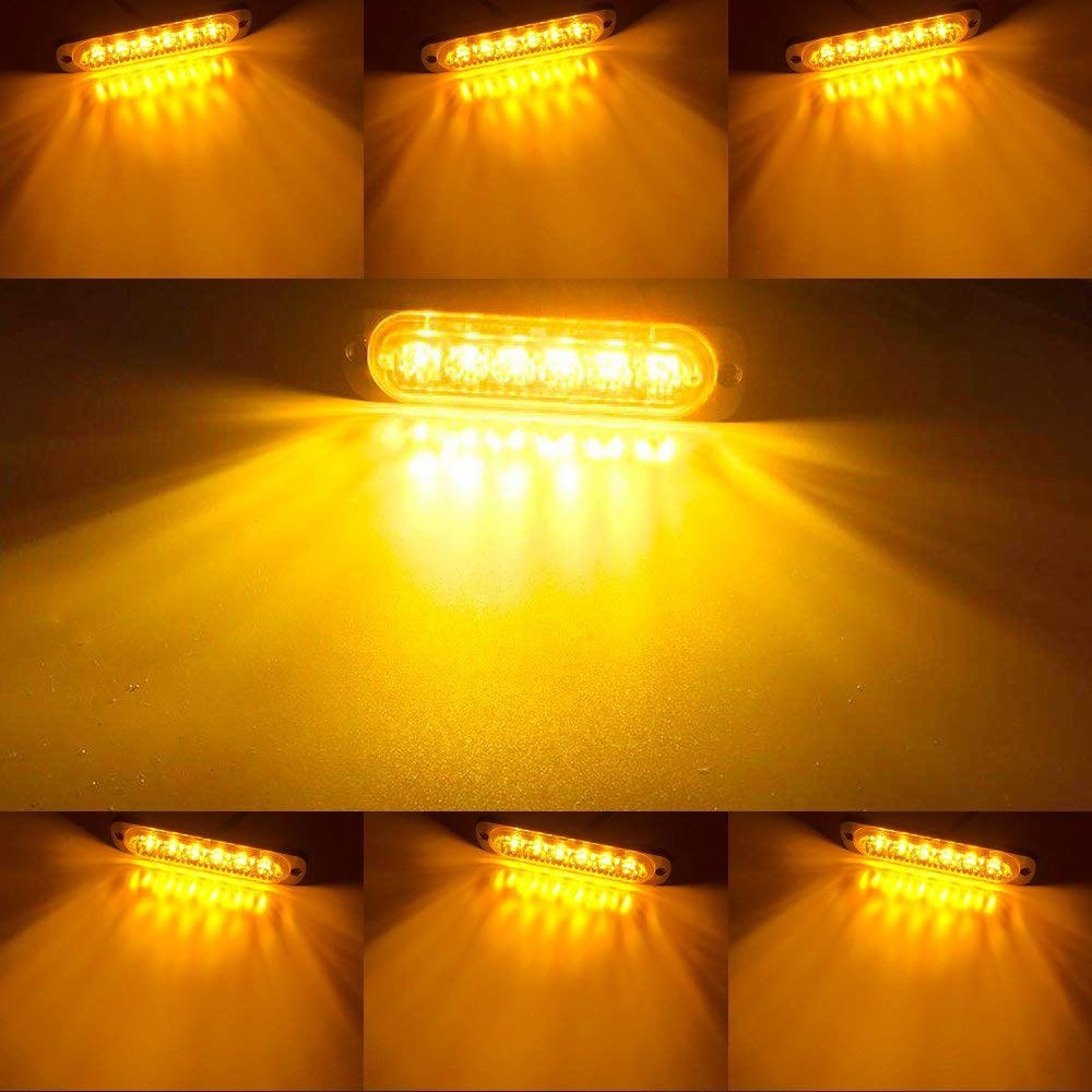 Emergency Warning Lights for Vehicles Trucks Beacon Hazard Flash Strobe Light Pack4