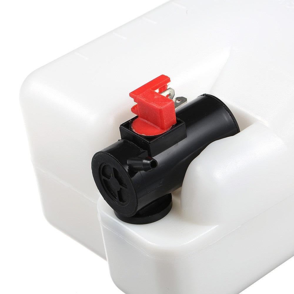 Universal Windscreen Washer Bottle Kit with Pump Hose Jets Wiring Switch