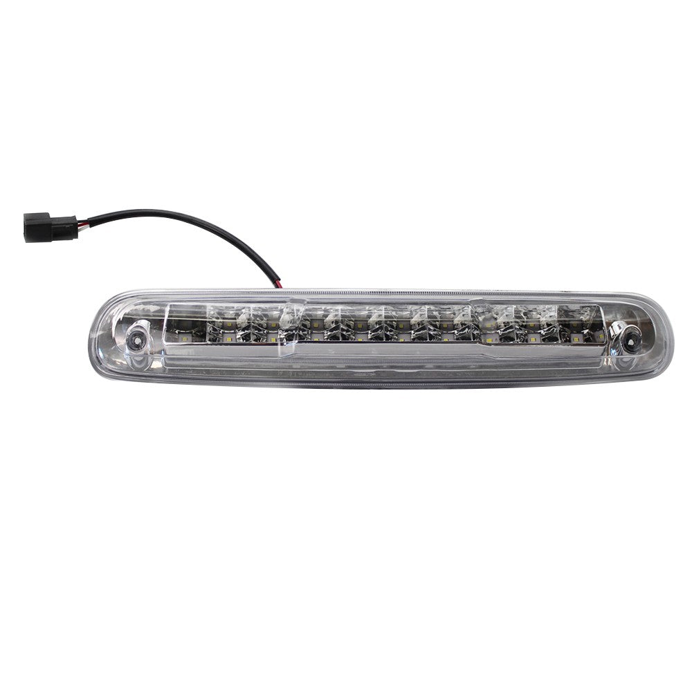 High Mount Stop Light LED White Red Third Brake Black Replacement