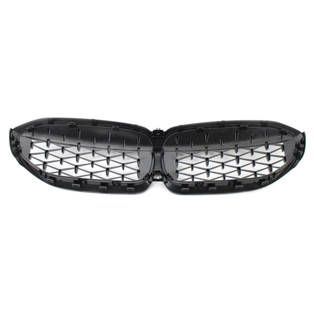Glossy Black Grill Front Kidney Grille Replacement for BMW 3 Series G20 Racing 2019 2020