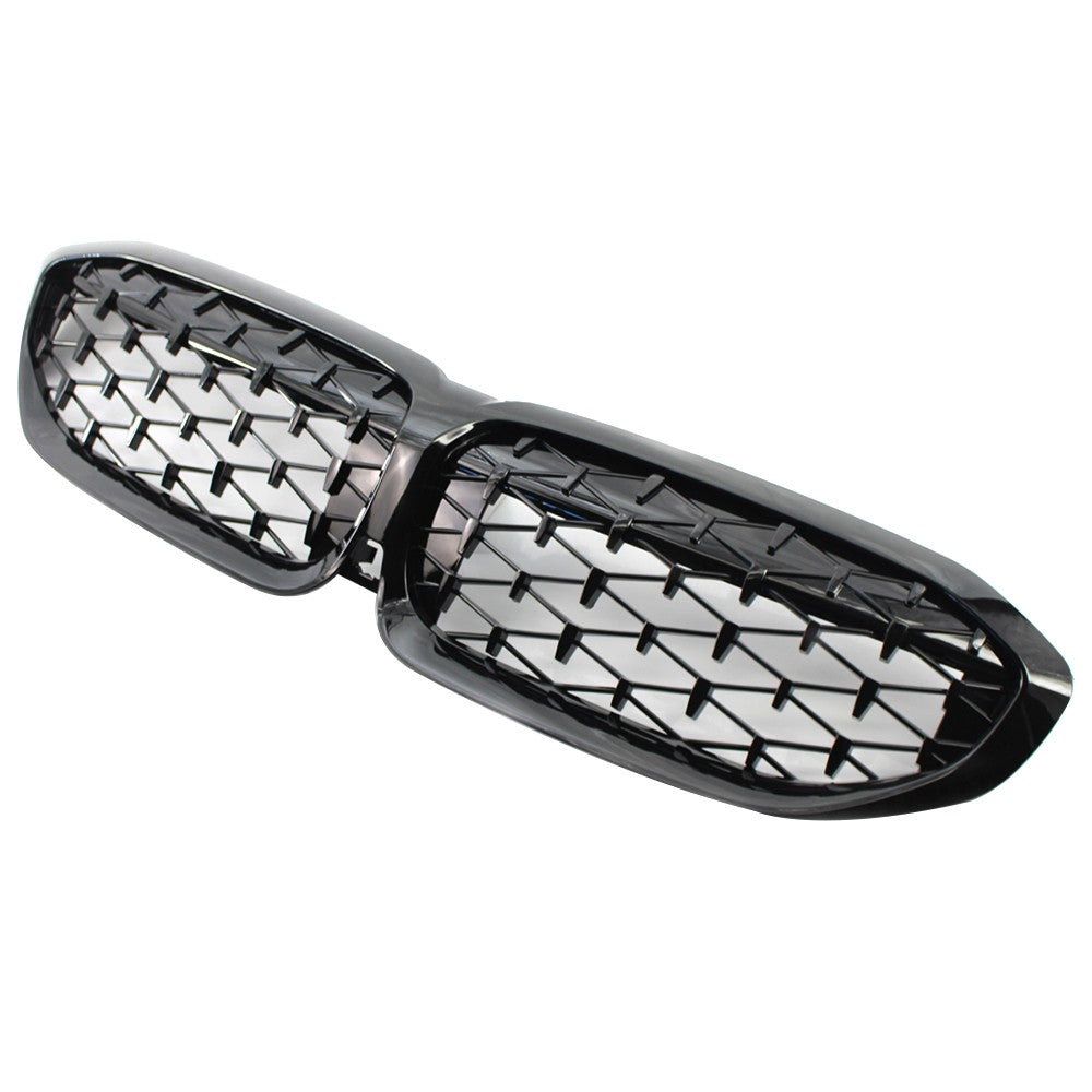Glossy Black Grill Front Kidney Grille Replacement for BMW 3 Series G20 Racing 2019 2020