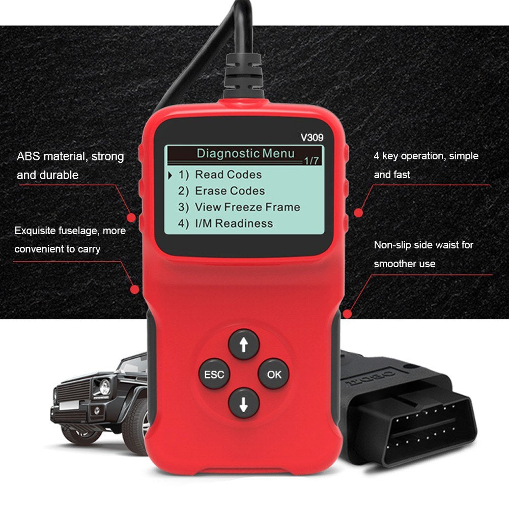 Automobile Fault Detector Automotive Diagnostic Tools Reading Card Auto Check Engine Light Interface Scanner