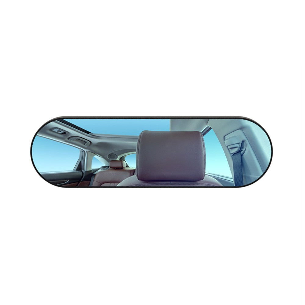 Rear View Mirror, Universal Car Truck Mirror 360°Adjustable Interior RearView with Suction Cup, 220*65mm