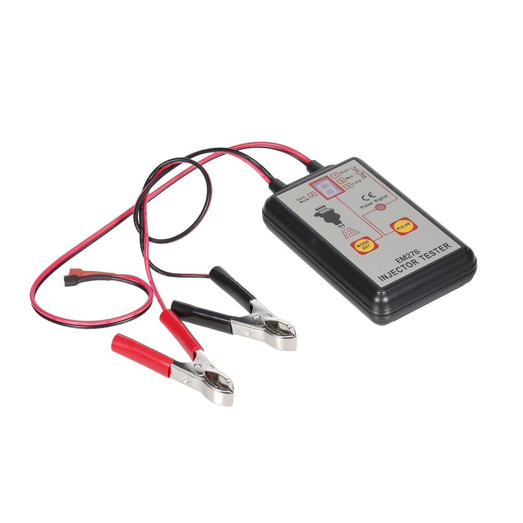 Auto Injector Tester 4 Pulse Modes Fuel Flush Cleaner Adapter Cleaning Tool Kit