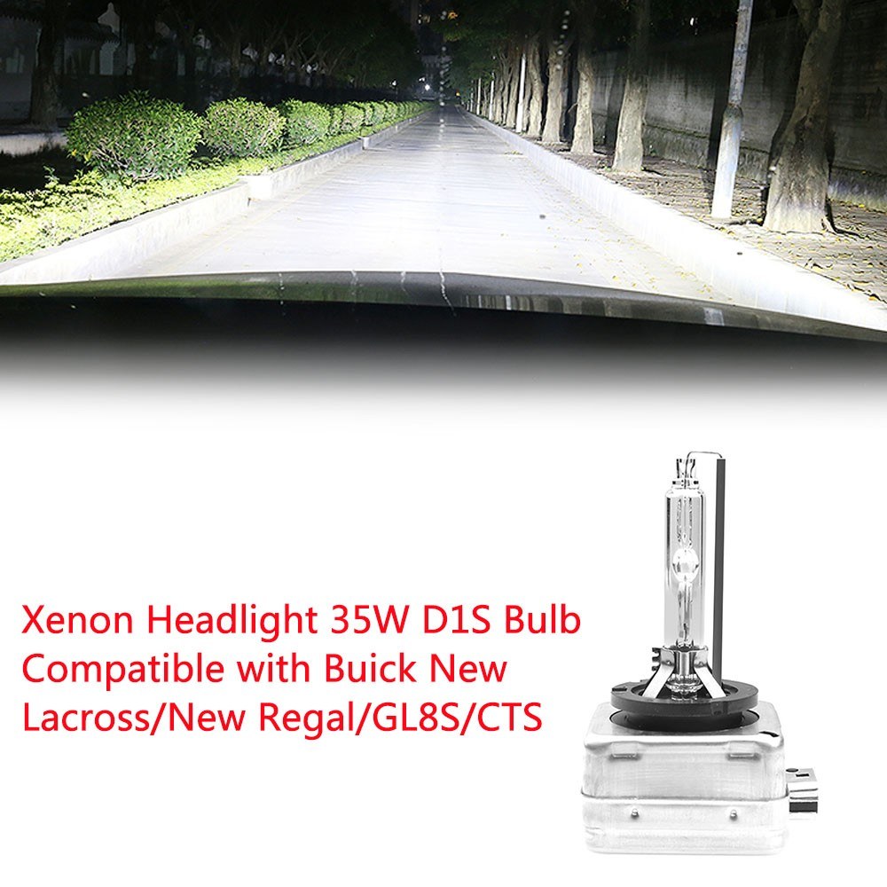 35W Bulb HID Headlamp Compatible with Buick New Lacross/New Regal/GL8S/CTS