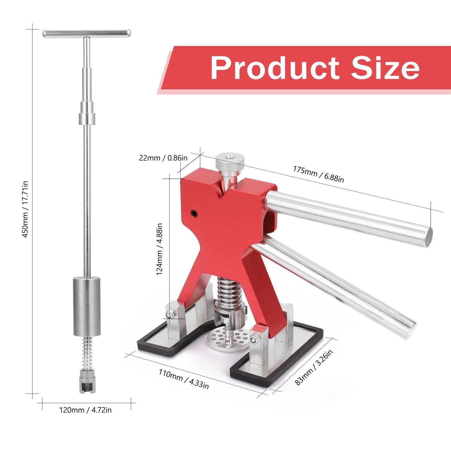 Paintless Dent Repairinging Tools Kit Adjustable Dent Lifter Repairinging Tool Kit Pack 30