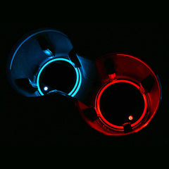 Auto Lighting Light-Emitting Diode Cup Mat Anti-Slip Multicolor Remote Control Solar Energy