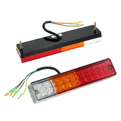 2X 12V 20 LED Stop Rear Tail Reverse Light Indicator Lamp Ute Truck Trailer Caravan